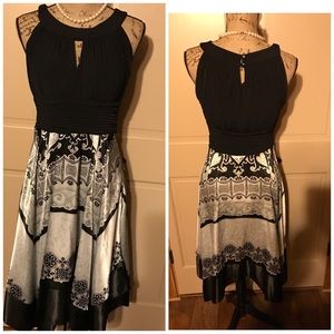 🌺Signature SleevelessFloral HandkerchiefDress